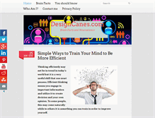 Tablet Screenshot of designcanes.com